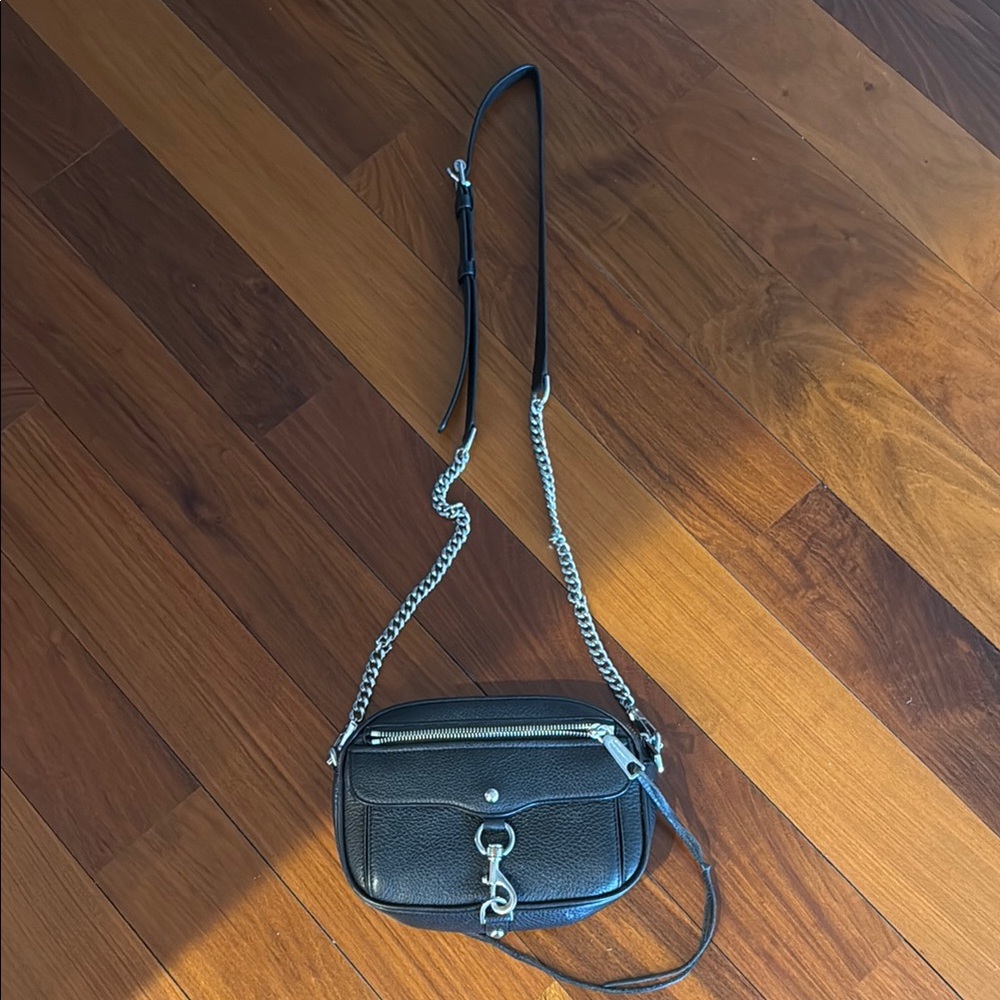 Rebecca Minkoff Black Leather Crossbody Bag